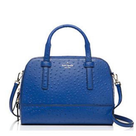 Kate Spade ostrich Felix satchel and Neda wallet - Picture 1 of 5